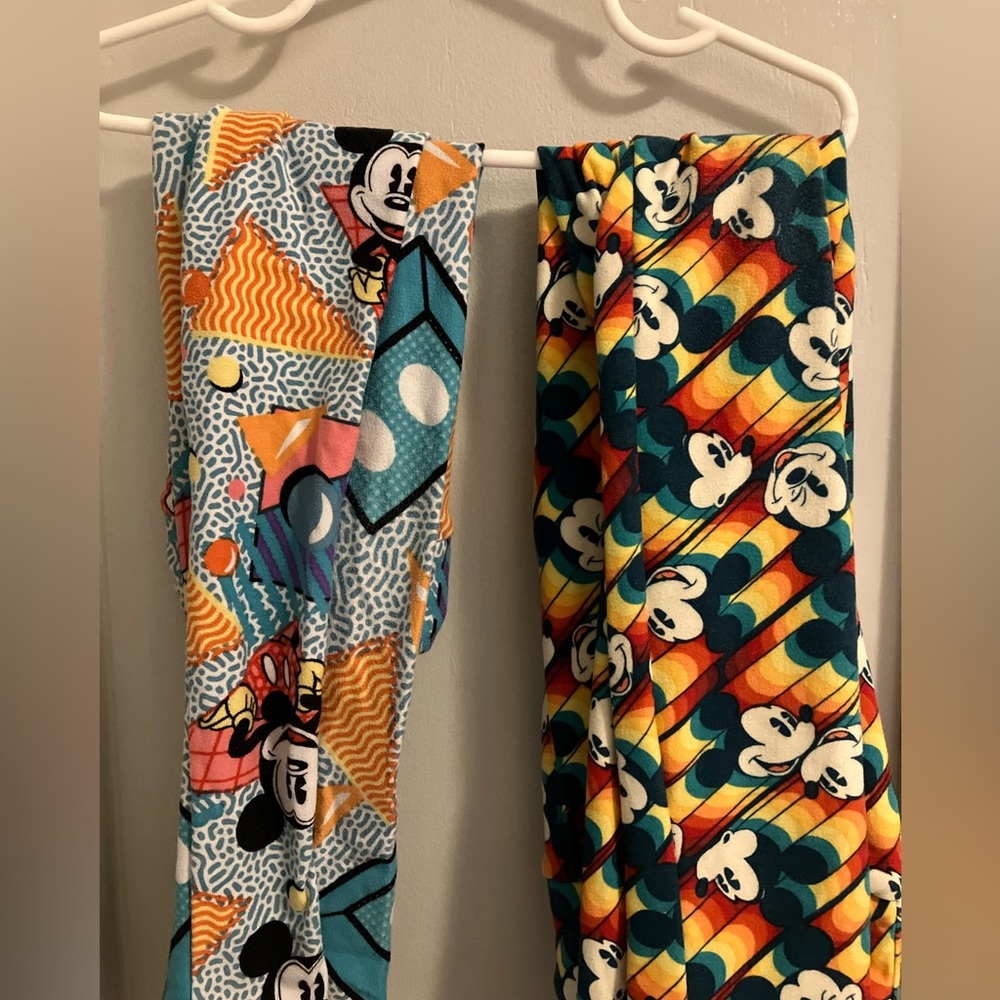 Disney Mickey Mouse Patterned Leggings
